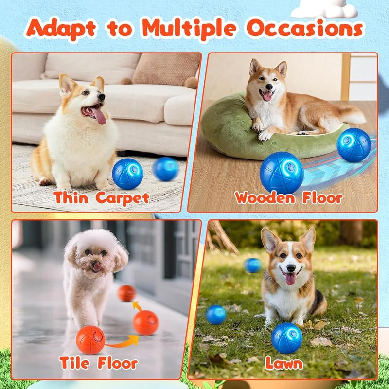 Smart Motion Ball – Interactive Shaking Toy for Active Dogs
