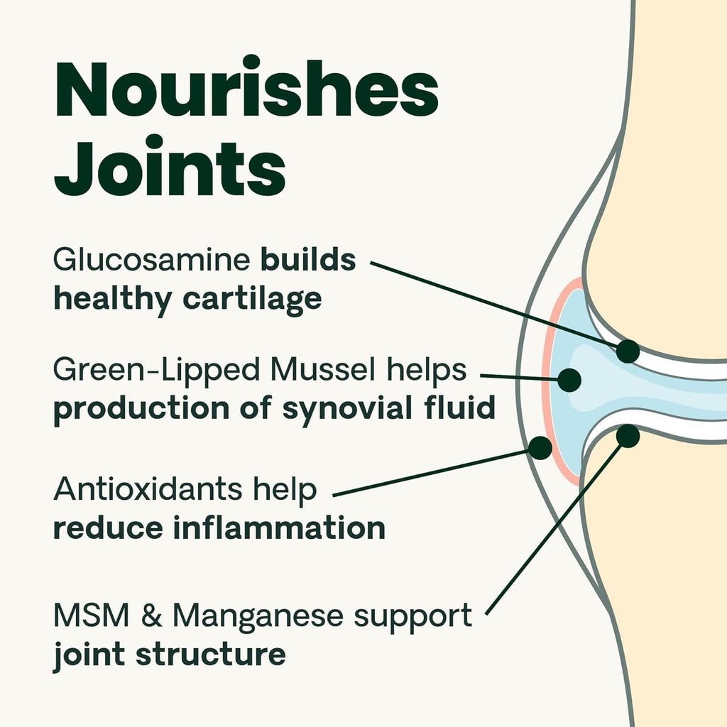 Ultimate Strength Healthy Hip & Joint for Dogs, 120 Tablets | Glycoflex Glucosamine, Chondroitin & Green-Lipped Mussel Joint Supplement for Dogs, Soothe Joint Discomfort