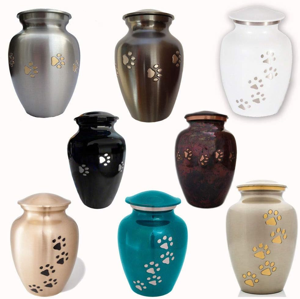 Ottillie Legacy Pewter/Brass/Vert Urn, up to 170Lbs