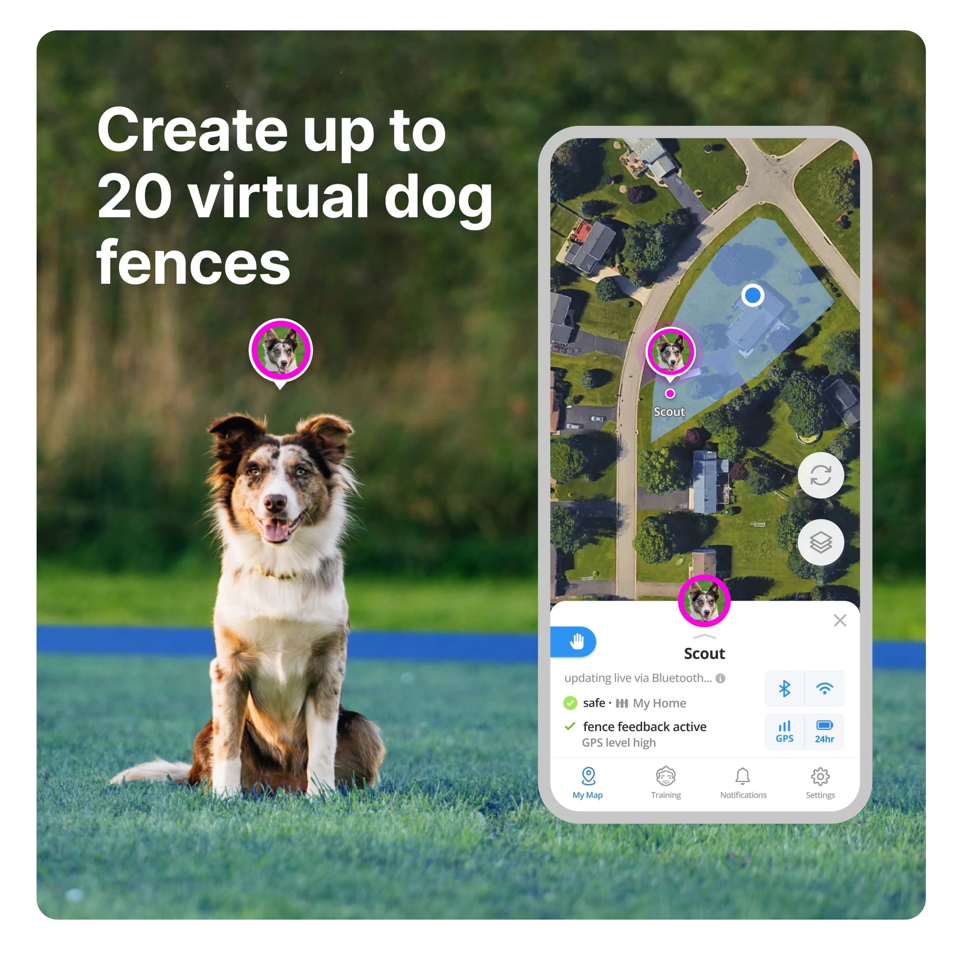 Halo Collar 3 – GPS Wireless Dog Fence & Smart Training Collar