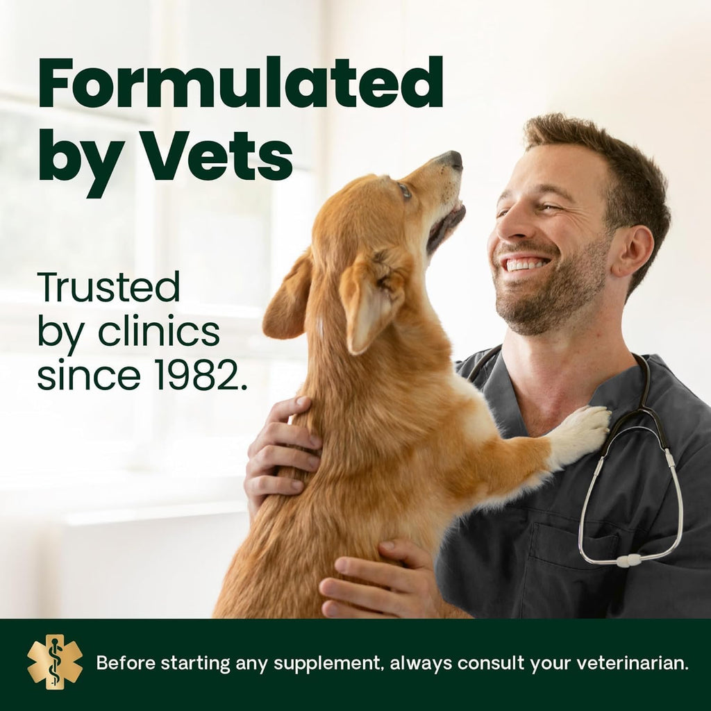 Ultimate Strength Healthy Hip & Joint for Dogs, 120 Tablets | Glycoflex Glucosamine, Chondroitin & Green-Lipped Mussel Joint Supplement for Dogs, Soothe Joint Discomfort