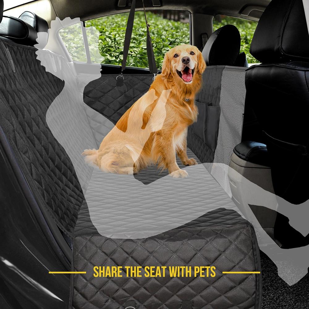 Waterproof Pet Car Seat Cover – Full Protection for Back Seats